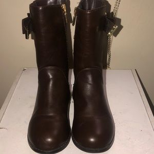 Brown Michael Kors Riding Boots
